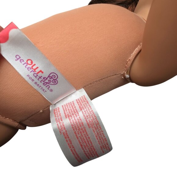 Our Generation Doll Auborn Hair Brown Eyes and Freckles 18" Sleep Wake JJ3824 - Picture 10 of 12